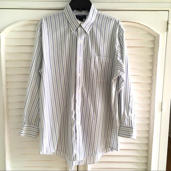 Men's Land End Dress Shirt - Picture 1 of 4